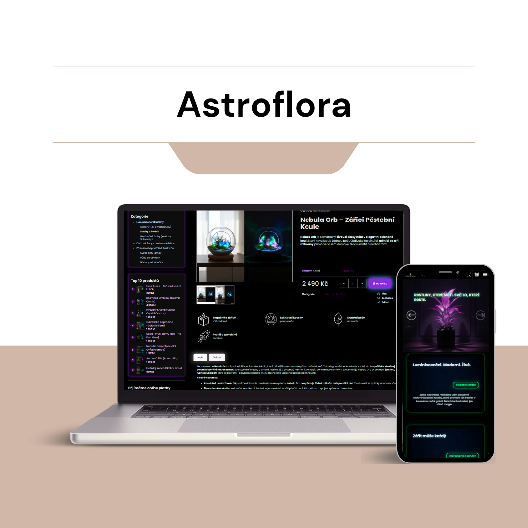 Astroflora eshop - screenshot